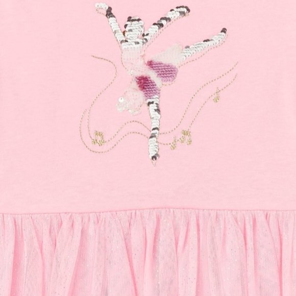 WONDER NATION Girls Pink Tutu Dress - dancer - Picture 2 of 3